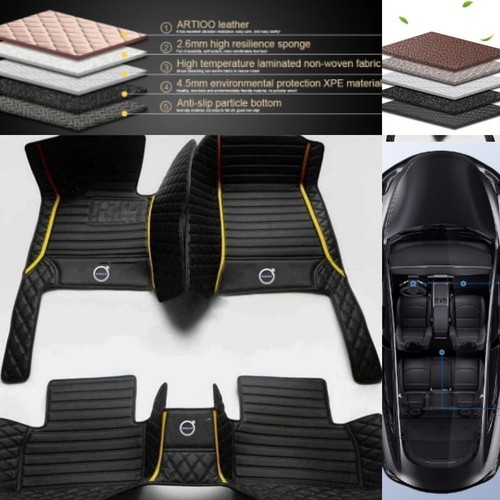 For Volvo S40 S60 S70 S80 S90 Car Floor Mats Waterproof Custom Luxury Carpets - Picture 11 of 28