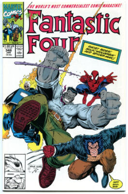 FANTASTIC FOUR #347 NM 348 VF 349 NM, Hulk , Wolverine