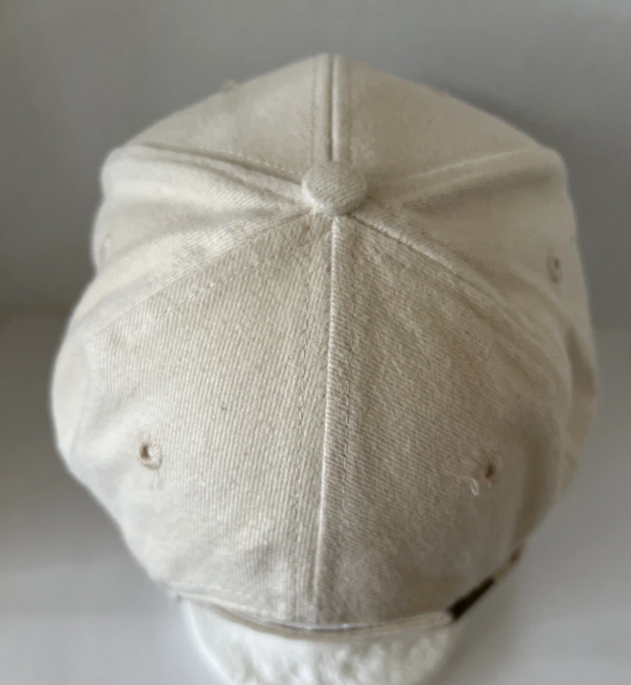 Lexington Kentucky VTG Hat Cream Green 3D Block Spellout Strap Back 1990s - Image 4 of 4