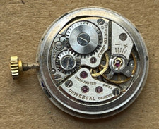 Vintage Universal Geneve CAL. 542 Watch Movement . For Parts or Repair CL92