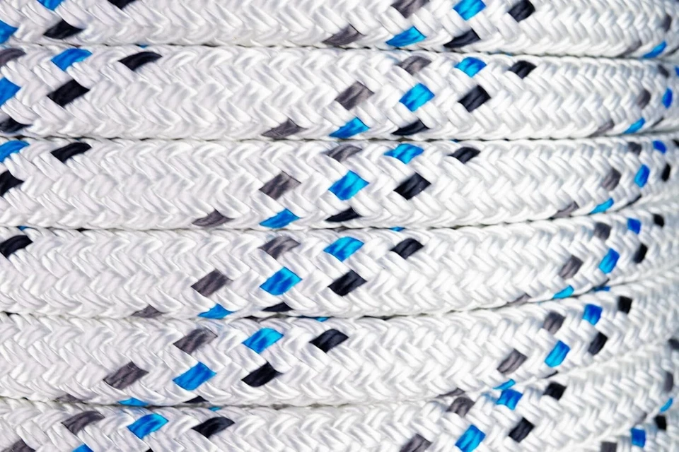 Strongest Double Braid Polyester Cable Wire Pull Pulling Rope W/ 6" Spliced Eyes - Image 3 of 4