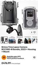 Brinno Time Lapse Camera BCC300-M Bundle, 2023 + Housing + Mount 