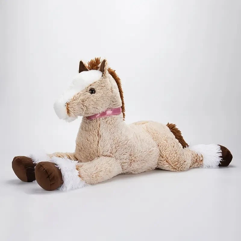 Almohada de caballo de felpa súper suave, perfecta para niños y adultos, juguete de peluche para el hogar Foto 4 de 4