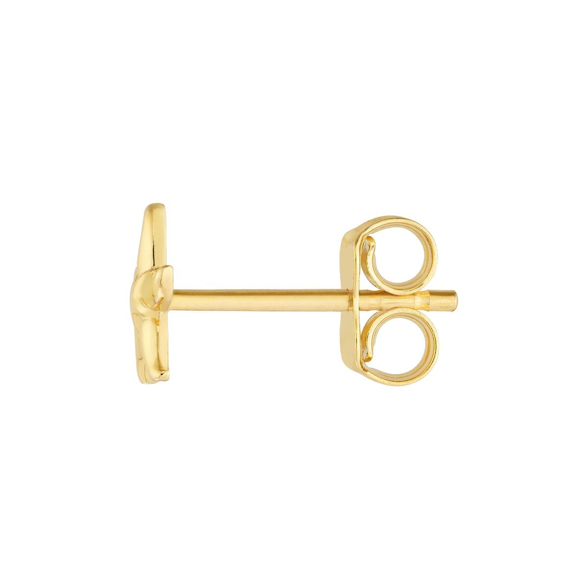 14K Solid Gold Starfish Stud Earrings Small Dainty Beach Nautical Jewelry Women View 5