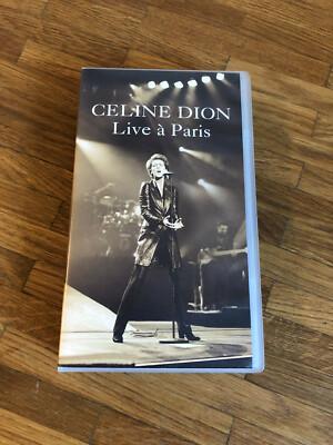 CELINE DION Live à Paris tour live in concert VHS Kassette Aufnahme 1995 Sony