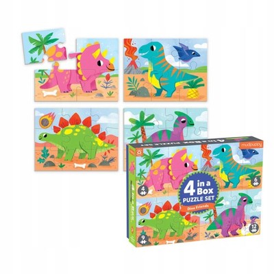 Mudpuppy Progressive Dinosaurier Freund Puzzle 4-12 Stck. 2+ Jahre