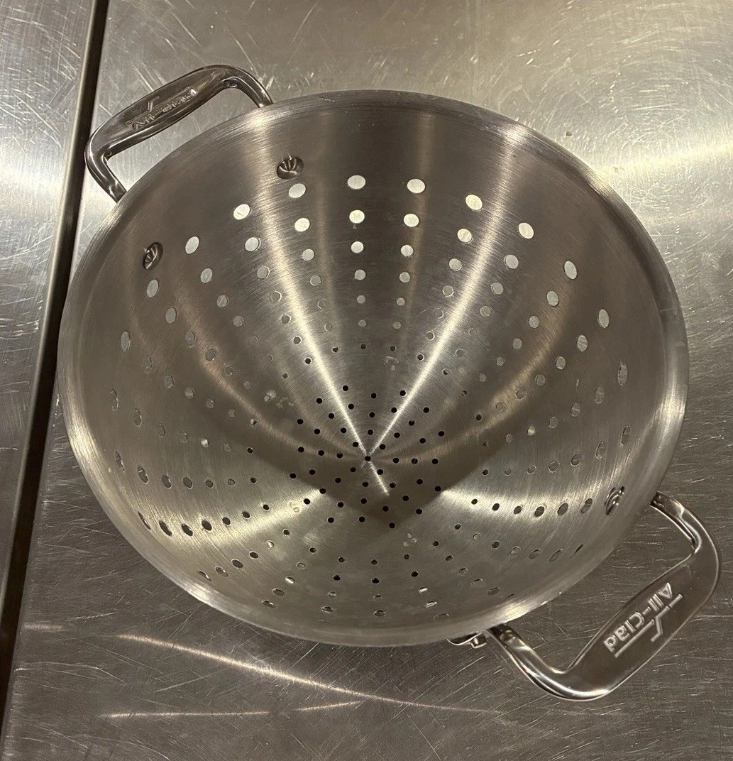 All-Clad Stainless Steel 3qt Colander Strainer