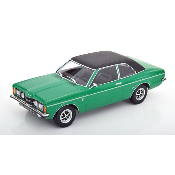Kkdc180977 1/18 Ford Taunus Gxl Sedan 1971 Vinyl Roof Green/Matte