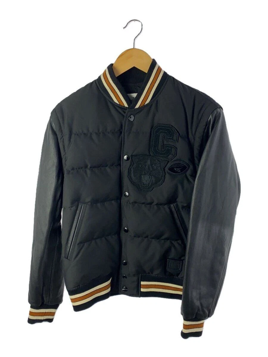 Giacca Coach Stadium M poliestere nera tinta unita F21007 usata