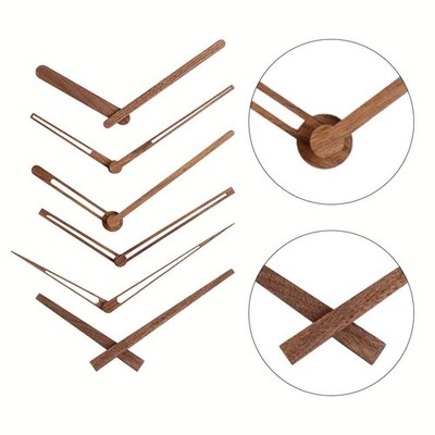 Uhr Hände Anpassung D Cor DIY Kreatives Design Walnußholz DIY -freundlich