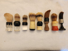 Vintage shaving brush lot 8 Ripe for Restoration