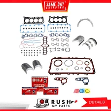 04-08 Engine Full Gasket Set Bearing Rings For Ford E-150 4.6L SOHC DNJ RRK4178