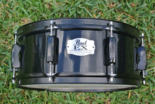 ADD this PEARL 14" EXPORT EX JET BLACK SNARE DRUM to YOUR DRUM SET TODAY L248