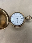 Antique American Waltham Pocket Watch Hunter Case Safety Barrel 6140981