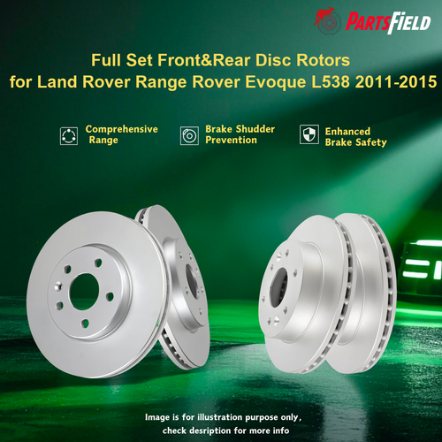EBC Premium Front Rotors (300x28mm) | 11-15 Land Rover Range Rover Evoque 2.0 Turbo main image 0