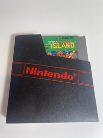 Adventure Island Nintendo NES Authentic Clean Tested w Dust Cover Excellent