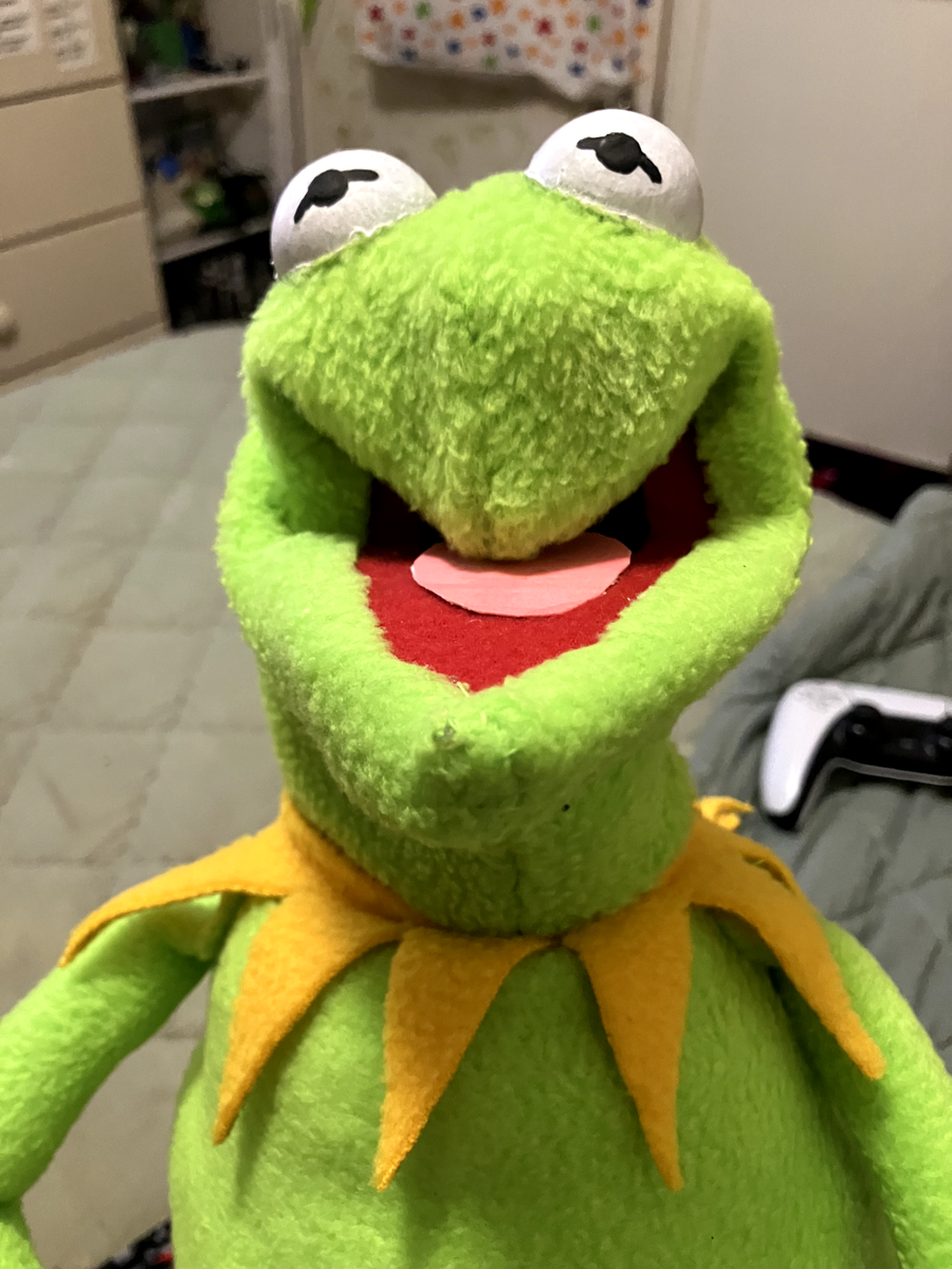 KERMIT the frog “  PARODY” XL KERMIT the frog “ PARODY” XL Vintage Kermit Parody CK 90's