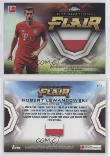 2019-20 Topps Chrome Bundesliga International Flair Robert Lewandowski #IF-12