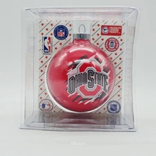 Ohio State Christmas Ornament Red Ball Shatterproof Topperscot