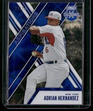 2017 Panini Elite Extra Edition #138 Adrian Hernandez Aspirations Blue #/75