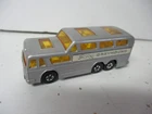 Matchbox Lesney Superfast SF66 Greyhound Bus- black base, label stain, loose