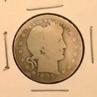 ‼️BETTER DATE‼️ 1905 Barber quarter Circulated Variety Barber