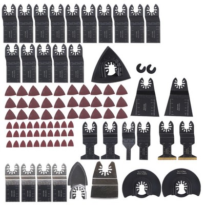 Wood Metal Cutting Multitool Bi-Metal Blades 94 Pack Oscillating Saw Blades Kit