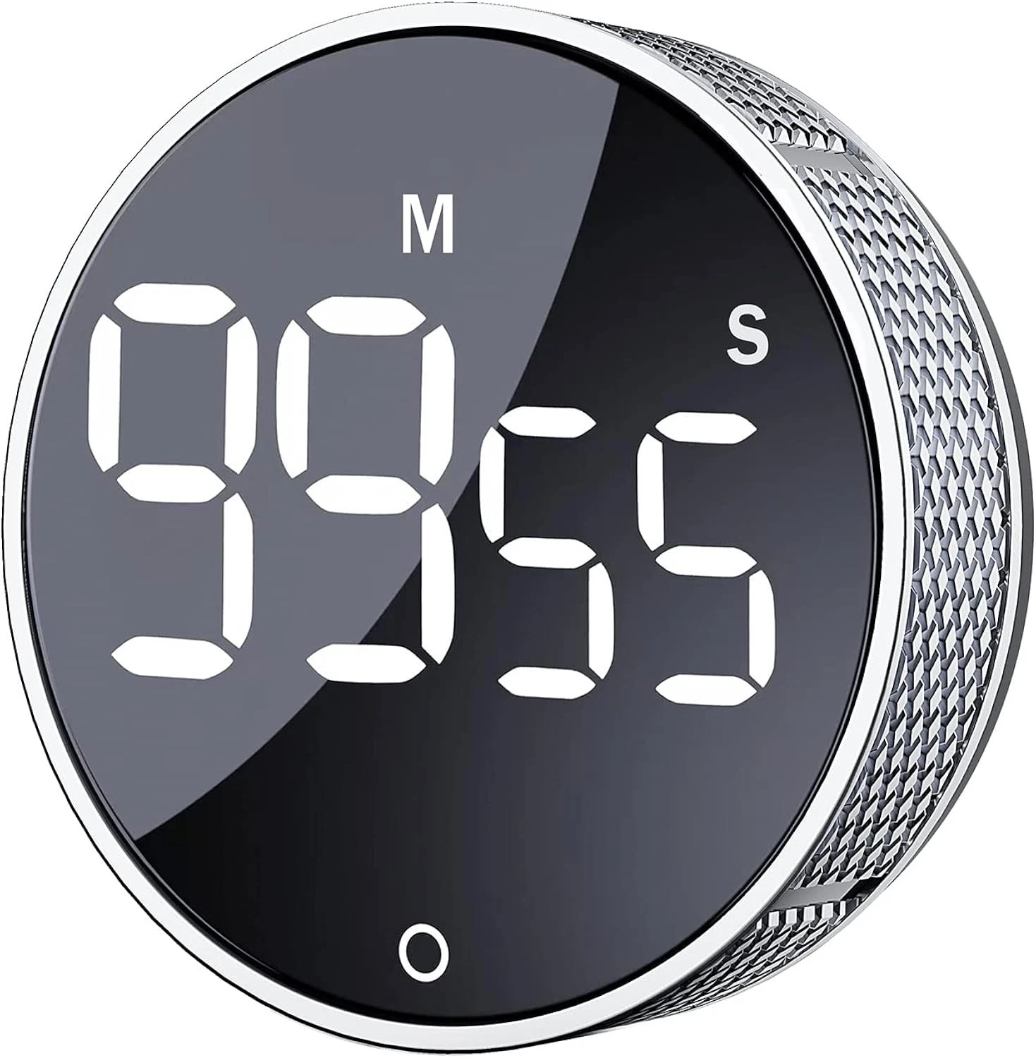 Digital Kitchen Timer Large LED Display Magnetic Countdown Countup Rotary