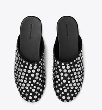 Tory Bury STUDDED MULE Black Size: 7 Retail: 398