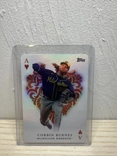 Corbin Burnes 2023 Topps Series 1 All Aces AA-10 Milwaukee Brewers