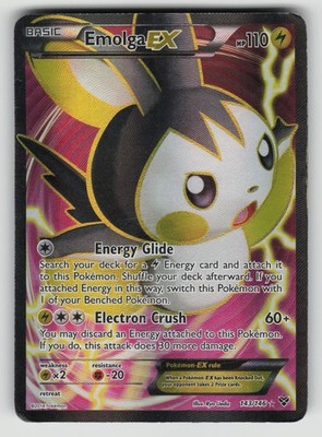 Emolga EX (143 Full Art) Holofoil Ultra Rare XY Base Set 143/146