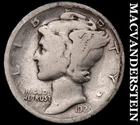 1925-S Mercury Dime- Silver- Scarce Better Date No Reserve #J1453