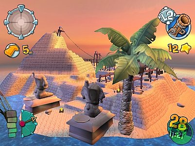 Worms Forts: Under Siege (Microsoft Xbox, 2005)