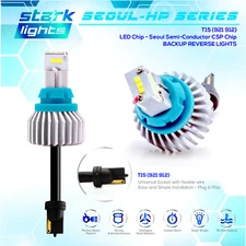 True 2400LM CSP High Power Reverse Back Up Light Bulb 6K White - T15 912 921 (A)