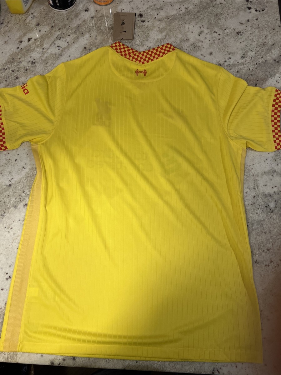 Nike Liverpool ジャージXXL グレー/イエロー Amazon.com : Nike Men's Dri Fit Liverpool FC Stadium 3rd