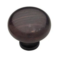 50 Bronze Knobs Kitchen Cabinet Dresser Hardware Brushed Solid Heavy  