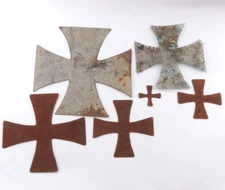 ww1 WWI Fragment war period WW2 German Iron Cross WWII Badge Award Germany set