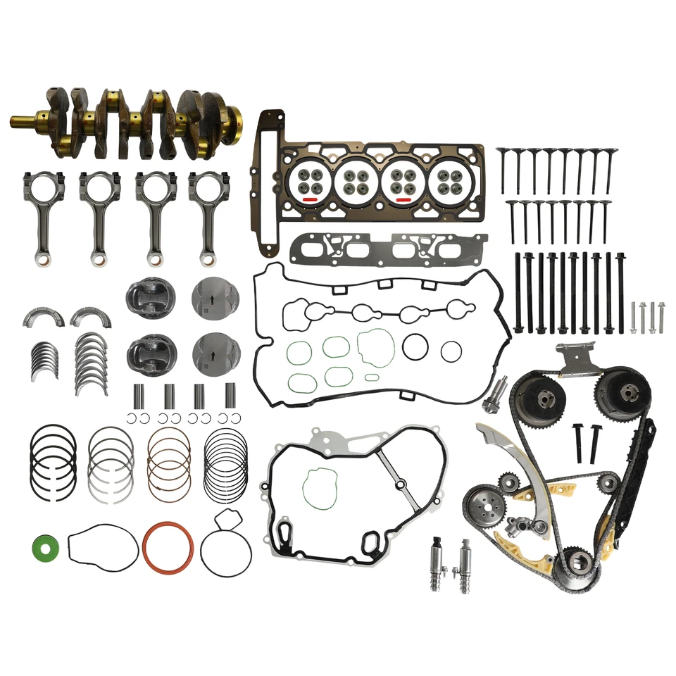 Kit de reconstrucción de revisión de motor varillas de distribución y cigüeñal para Chevy Buick GMC 2,4 L Foto 2 de 4
