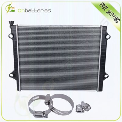 2802 Radiator Radiator with 8-10mm 27-51mm Hose Oil Clamps Kits For 05-15 Toyota ...