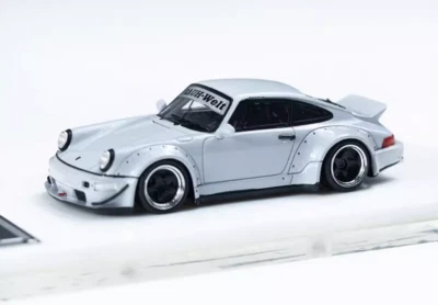 XKE 1:64 Gray RWB 964 911 Coupe Racing Sports Model Diecast