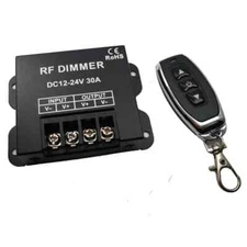Led Single Strip Dimmer DC12-24V 30A 360W Output Controller RF Wireless Remote