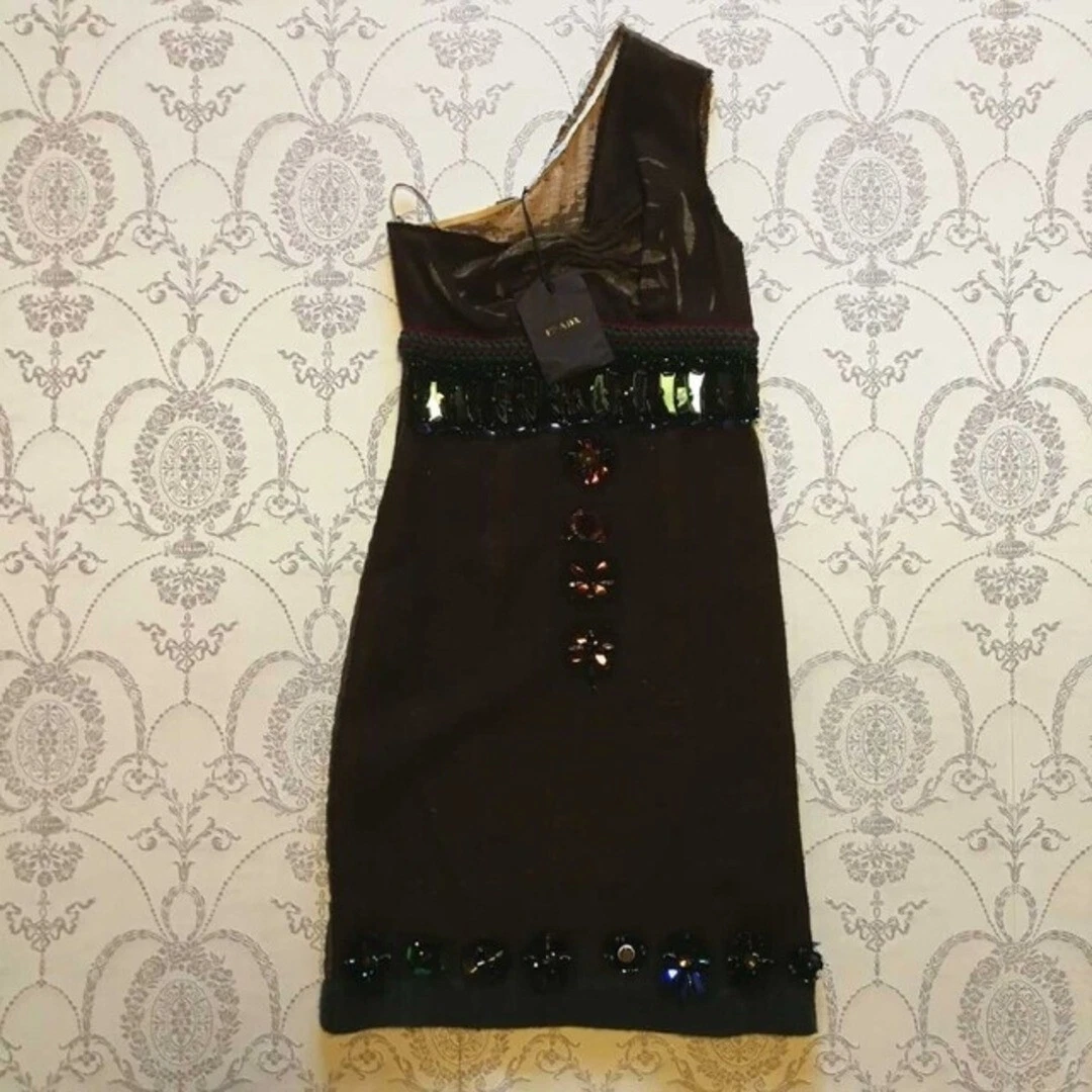 Abito Prada Bijou Taglia 40 Casentino GIAPPONE Nuovo con etichette