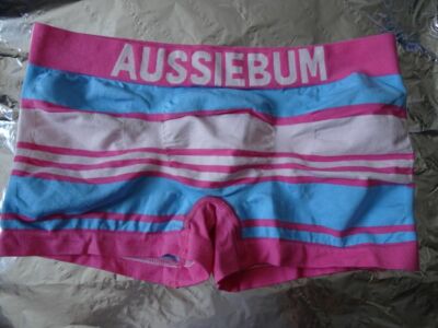 Underwear Aussiebum Trunk Seamless Bodystretch Pink Hellblau Weiß - Größe L 