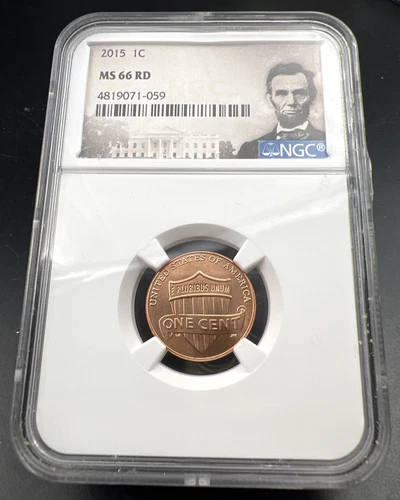2015 Lincoln Shield Cent Coin NGC MS66 RD #059
