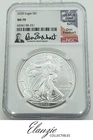 2020 American Silver Eagle NGC MS70 Don Everhart Signed