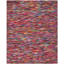 SAFAVIEH Nantucket NAN142A Handmade Pink / Multi Rug