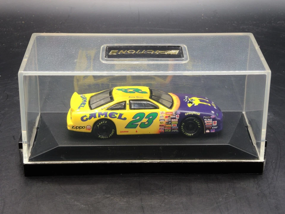 (2) 1:64 АВТОМОБИЛИ ACTION RACE ' 97 FORD T-BIRD ' & 99 JIMMY SPENCER WINSTON & CAMEL - Изображение 3 из 4