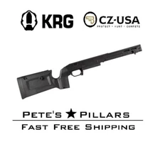 KRG Bravo Chassis Rimfire CZ 457 Bolt Action Chassis Stock Black