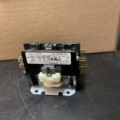Scotsman 12-2469-03 Contactor 120V Coil 120v 50/60hz 3100-15T2635 Ships Priority