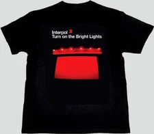 Interpol Turn On The Bright Lights Cotton T-Shirt Unisex S to 5XL Bo1653